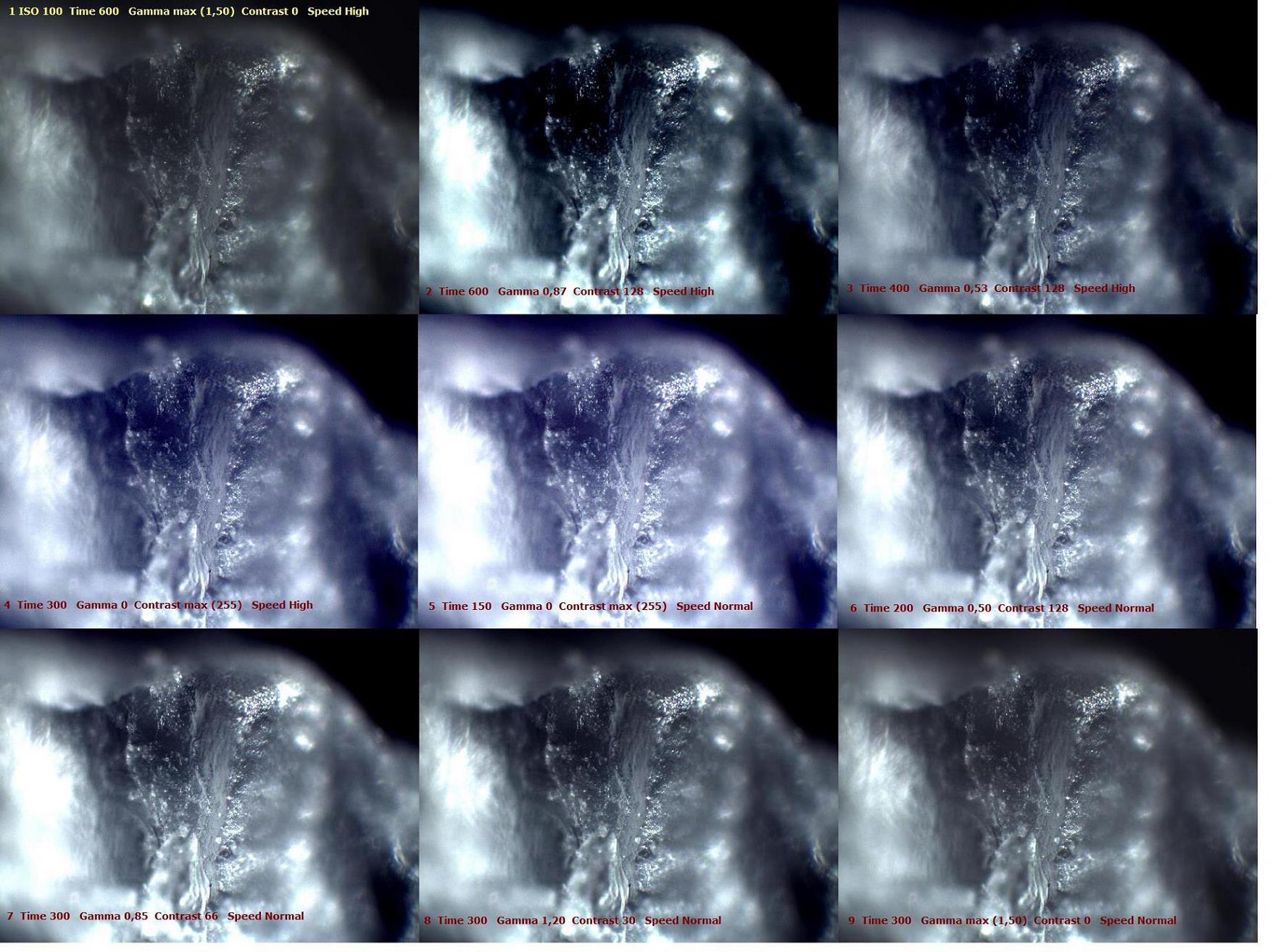 Test Episcopia Prove Time Gamma Contrast e Speed